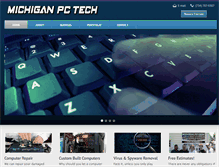 Tablet Screenshot of michiganpctech.com